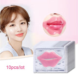 10Pcs Beauty Super Lip Plumper Pink Crystal Collagen