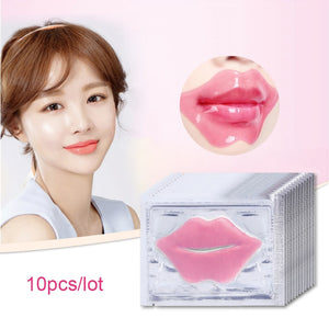 10Pcs Beauty Super Lip Plumper Pink Crystal Collagen