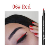 12 Colors Make Up Eyeliner Long Lasting Eye Liner